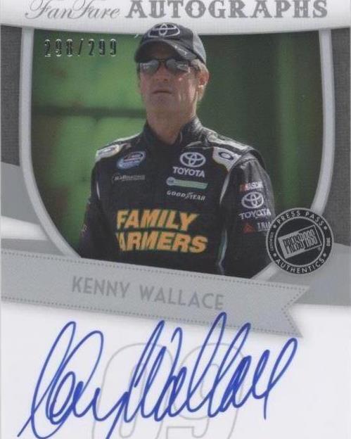 2012 Press Pass Fanfare - Kenny Wallace #FF-KW
