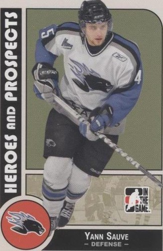 2008-09 In the Game Heroes and Prospects - Yann Sauve #100