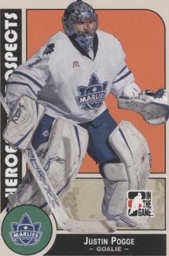 2008-09 In the Game Heroes and Prospects - Justin Pogge #38