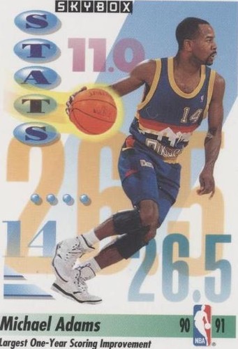 1991-92 Skybox - Michael Adams #300