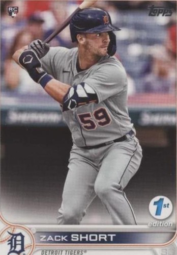 2022 Topps Series 1 1st Edition - Zack Short #148