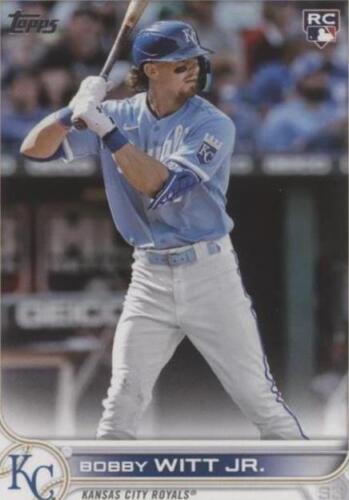BOBBY WITT JR. 2022 Topps Complete Set #660 582 MONTGOMERY