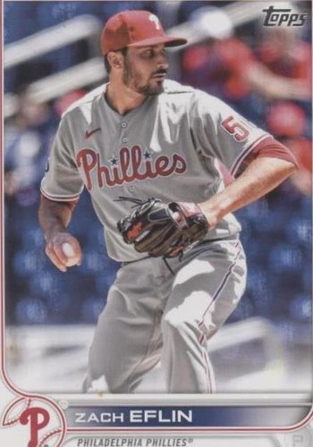 2025 Topps Team Color Border Variations #188 Zach Eflin SSP