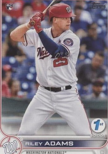 2022 Topps Series 1 1st Edition - Riley Adams #158