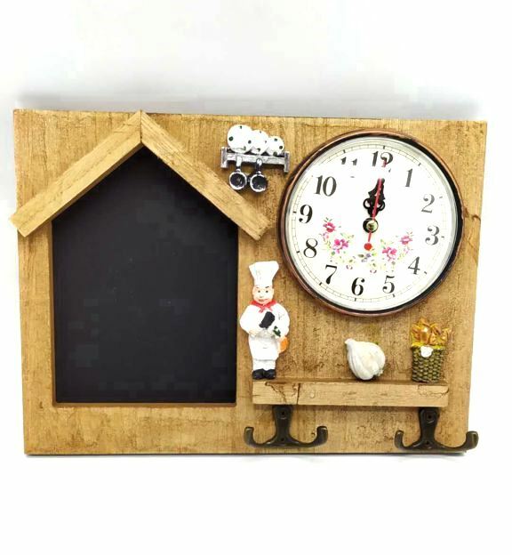 Orologio Da Parete Cucina Cuochi Con Lavagna E Appendini Strofinacci bal