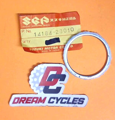NOS Suzuki RM100 RM125 TC125 TC185 TM125 TS185 Exhaust Pipe Gasket 14184-28010