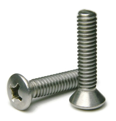#8-32 | 18-8 Stainless Steel Phillips Oval Head Machine Screws - Select Size