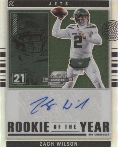 2021 Panini Contenders Optic Zach Wilson #RYC-ZWI