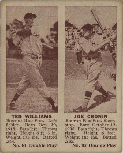 1941 Double Play - Joe Cronin Ted Williams #81-82