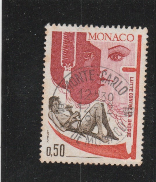 L7170 Monaco Timbre NÂ° Y&T 903 De 1972 