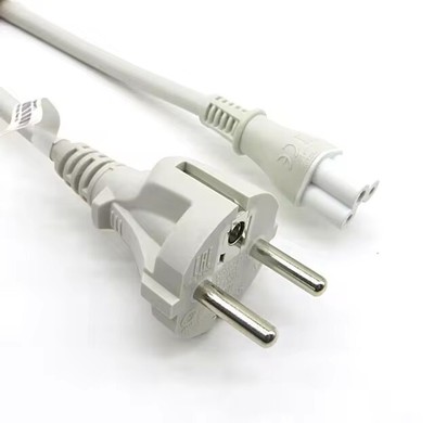 EU European AC Cord CEE 7/7 to CEE 7/7 to IEC320 C5 European Schuko Power Cable