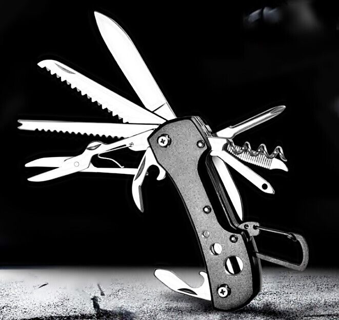 High Quality Multi-Tool Pocket Knife With 15 Functional Tools