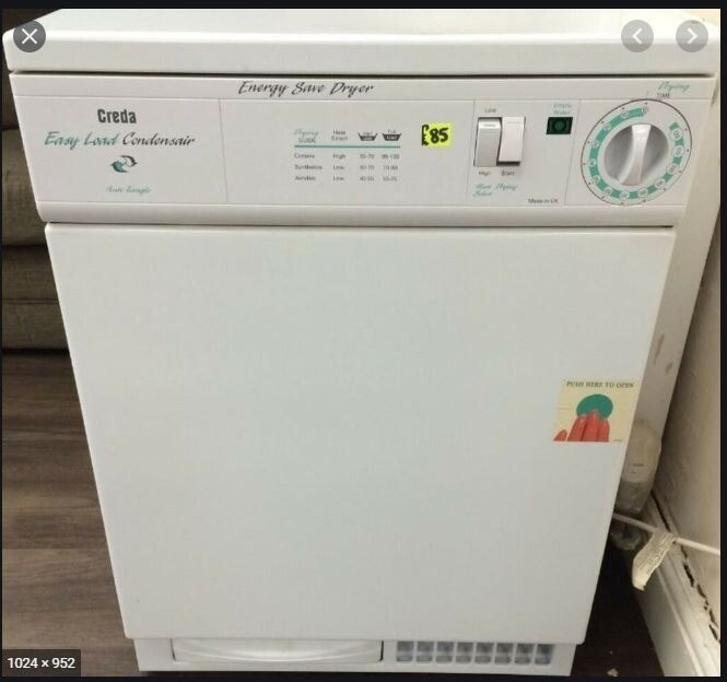 CREDA 6Kg Condensing Tumble Dryer perfect condition fully working. in