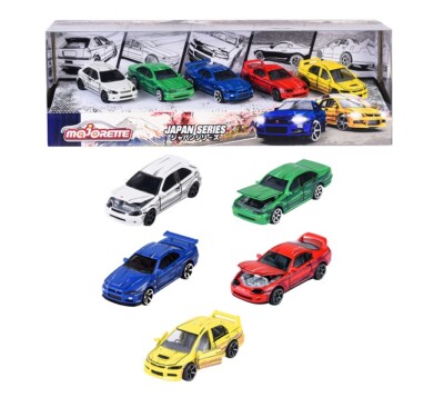 Majorette ミニカーバラ売り可 Majorette 212051031 - Japan Series 5 Pieces Giftpack - New