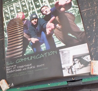 Beastie Boys Ill Communication Poster 1994 Original Vintage Beastie Boys