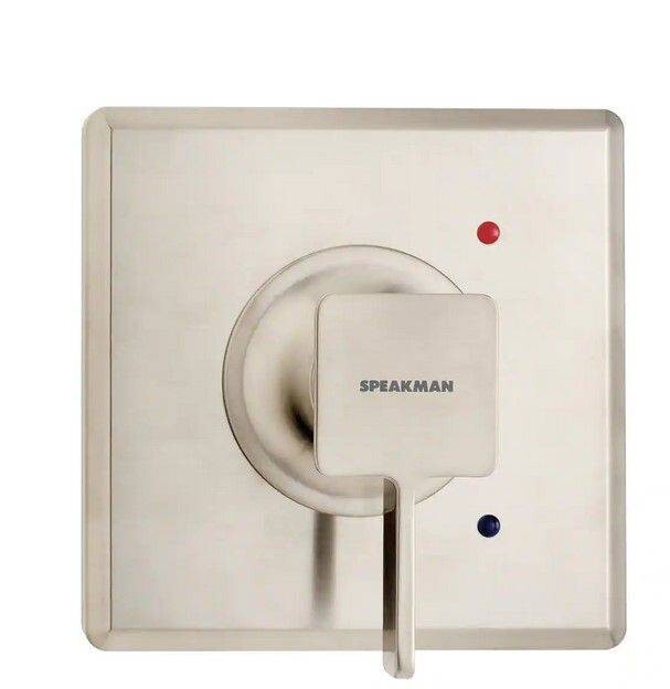 Speakman Kubos 1-Handle Universal Shower Valve Trim Brushed Nickel CPT-1300-UNI