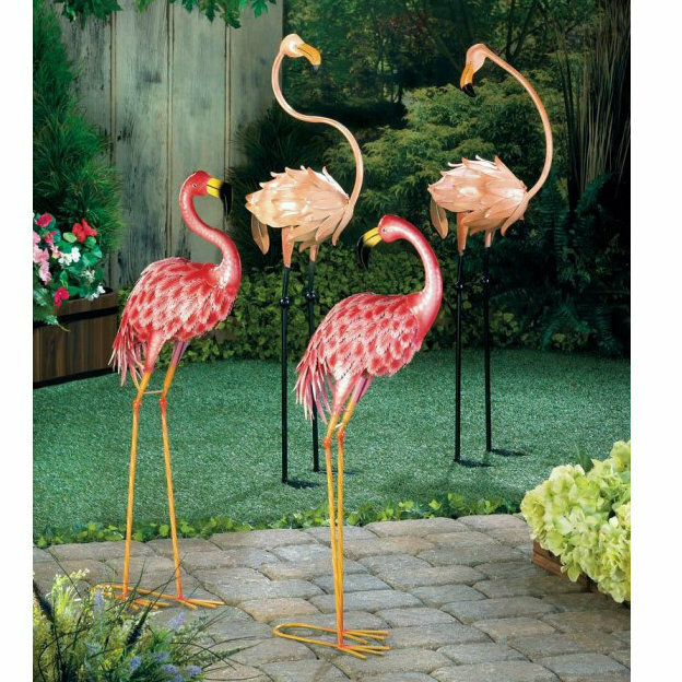 Bright Standing Flamingo
