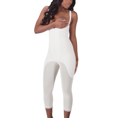 Design Veronique #1655-H Post-Op Compression Non-Zip High-Back Full-Body Girdle