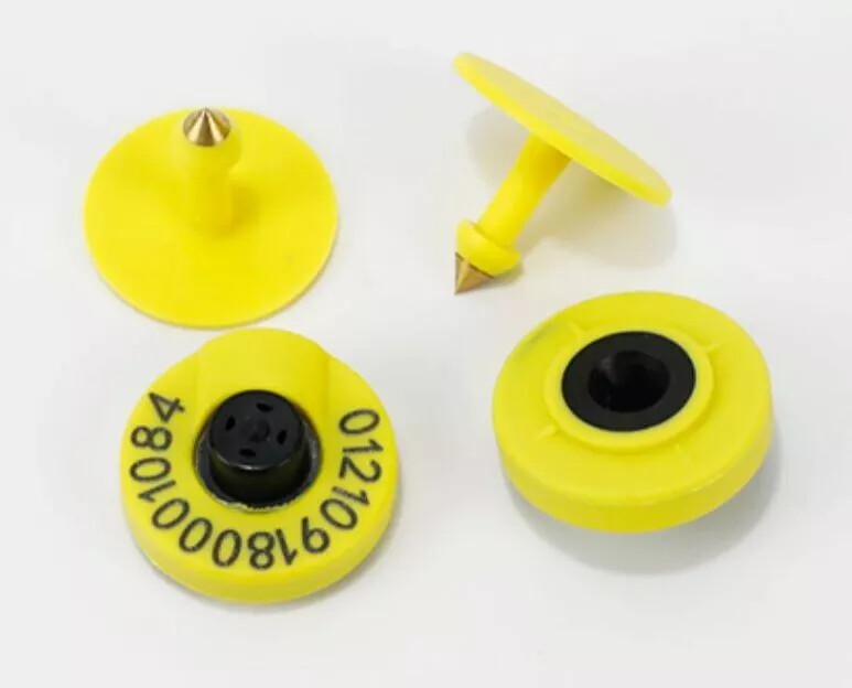 RFID Ear Tag HDX ISO11784/11785 134.2KHZ for Animal Management 100PACK