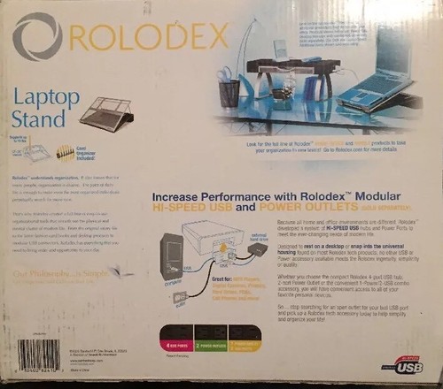 Rolodex Laptop Stand Adjustable Increase Performance