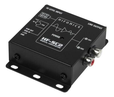 Hifonics HF-SC2 2-Channel ''High To Low Level'' Converter High Low Adapter