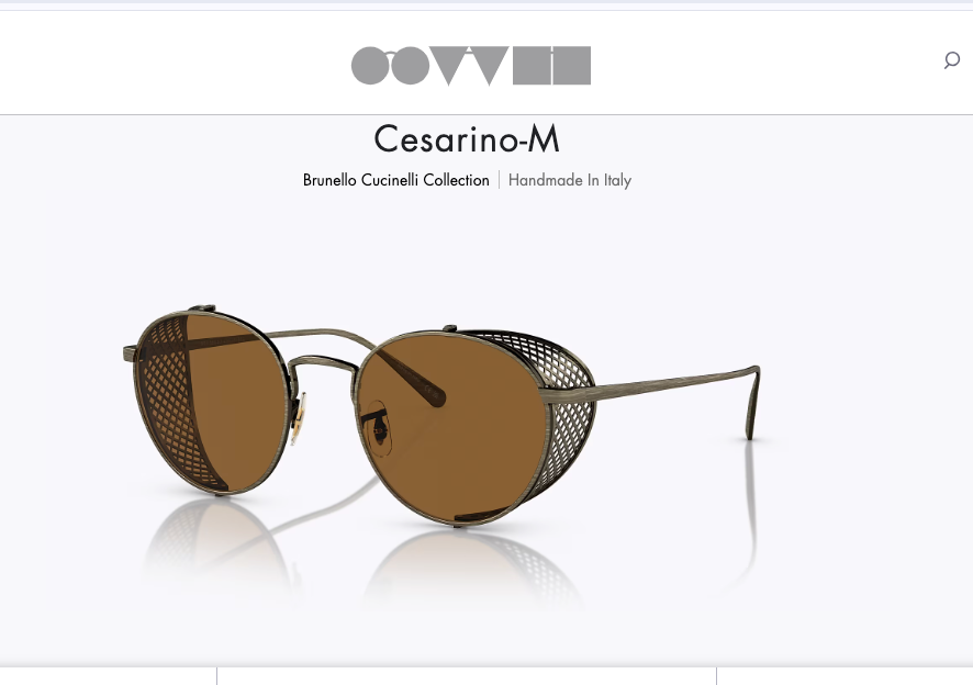 Pre-owned Oliver Peoples Brunello Cucinelli Collection Cesarino 50mm Msrp$799 Great Gift In G-15