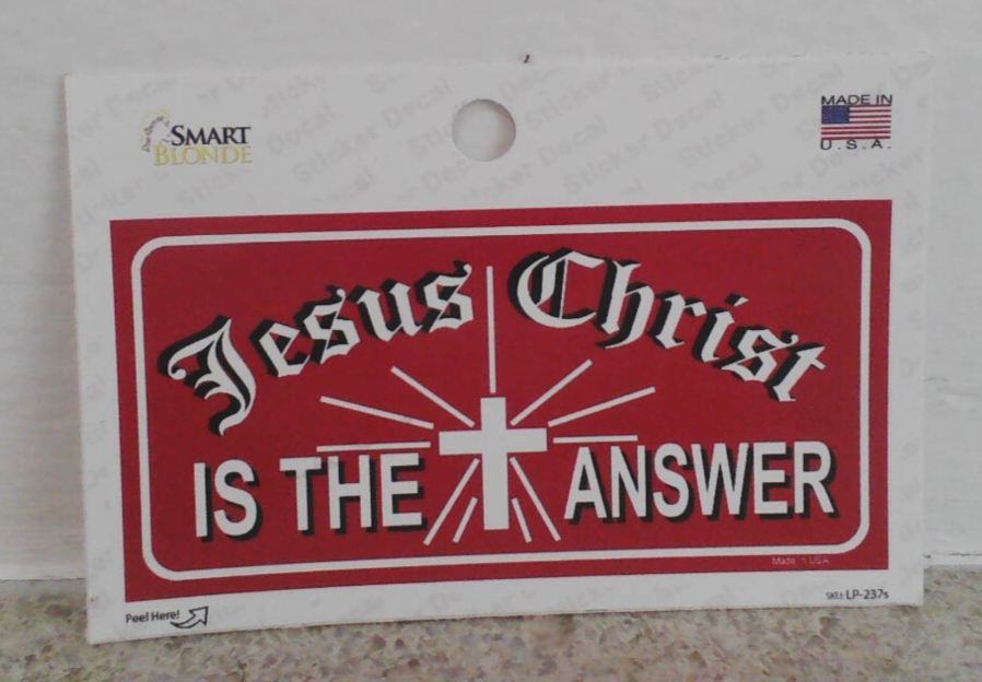 Jesus Christ is the Answer - 3