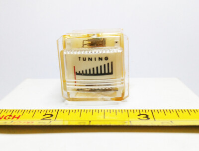 Vintage Analog Panel Tuning Level Meter Audio Receiver Parts ( New Old Stock ) 
