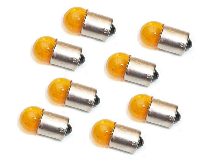 Vespa PX LML Indicator Blinker Bulbs 12 Volt 10W Yellow Colour 8 Units 