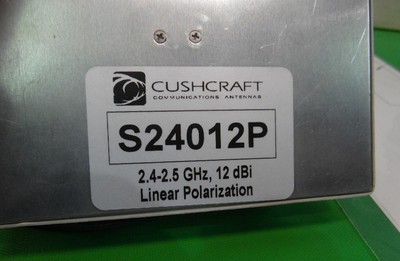 CUSHCRAFT OMNIDIRECTIONAL ANTENNA S24012P 2.4-2.5 GHz 12dBi Linear Polarization. Buy it now for 10.0