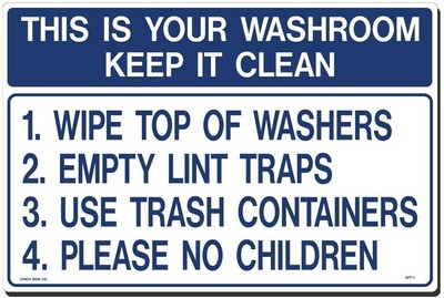 UPC 762529051016 product image for Lynch Sign 18 In. X 12 In. Wash Room - Keep It Clean Sign Printed On More | upcitemdb.com