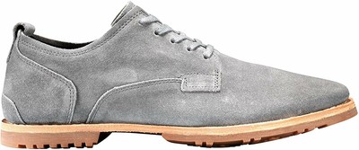 Pre-owned Timberland Boot Company Bardstown Plain Toe Oxford Medium Grey Suede 12 D (m) In Gray