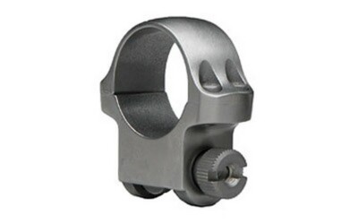 Ruger 30mm Medium Scope Ring Hawkeye Matte Stainless Finish 90318