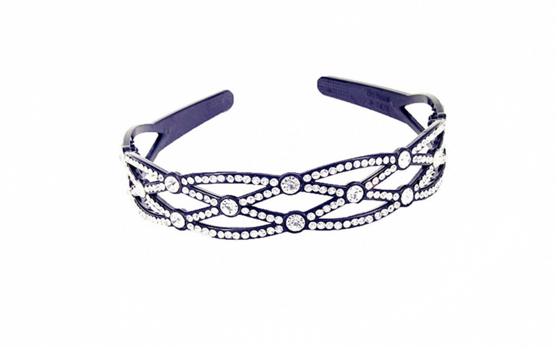 UPC 602612000500 product image for Yeshan Rhinestone Beaded Handmade Headband, Hairband For Girls, White | upcitemdb.com