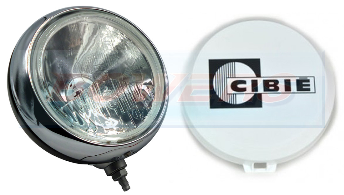GENUINE CIBIE OSCAR 7" INCH 180mm HIGH BEAM DRIVING LIGHT LAMP WITH