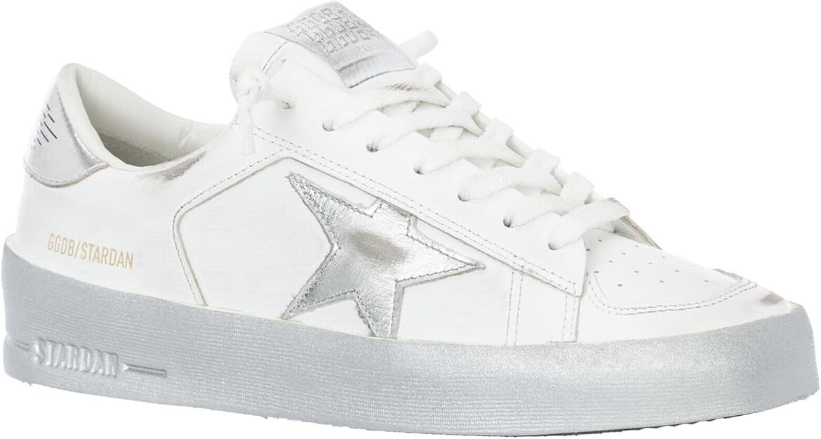 New Golden Goose Stardan Silver Women's Sneakers GWF00128