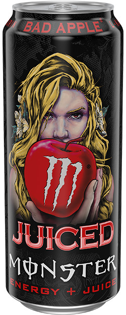 Monster Juiced Bad Apple - 16 ounce (Pack of 16)