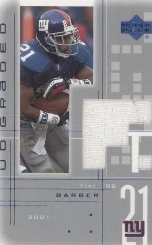 2001 UD Graded Tiki Barber #TB