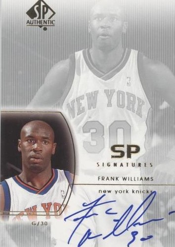 2002-03 SP Authentic - Frank Williams #FW