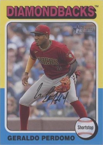 2024 Topps Heritage Mini - Geraldo Perdomo #378