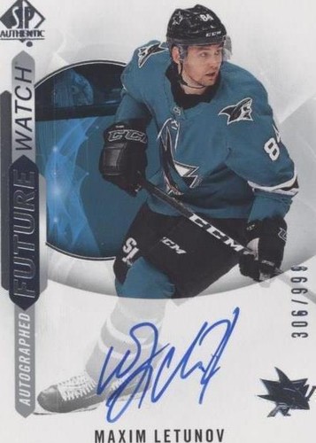 2020-21 SP Authentic - Maxim Letunov #179