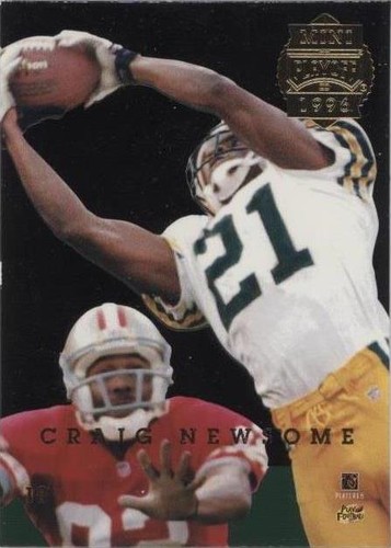 1996 Playoff Trophy Contenders Antonio Freeman Craig Newsome #18