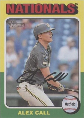 2024 Topps Heritage Mini - Alex Call #113