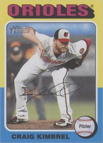 2024 Topps Heritage Mini - Craig Kimbrel #486