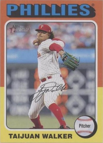 2024 Topps Heritage Mini - Taijuan Walker #384