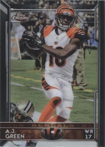 2015 Topps Chrome Mini A.J. Green #28