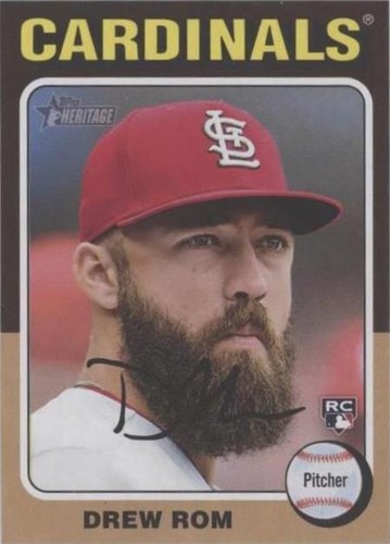 2024 Topps Heritage Mini - Drew Rom #382