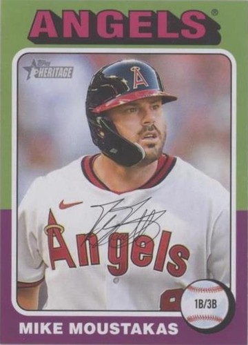 2024 Topps Heritage Mini - Mike Moustakas #347
