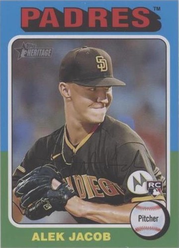 2024 Topps Heritage Mini - Alek Jacob #184
