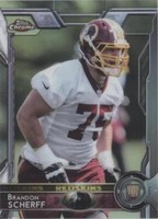 2015 Topps Chrome Mini Brandon Scherff #117